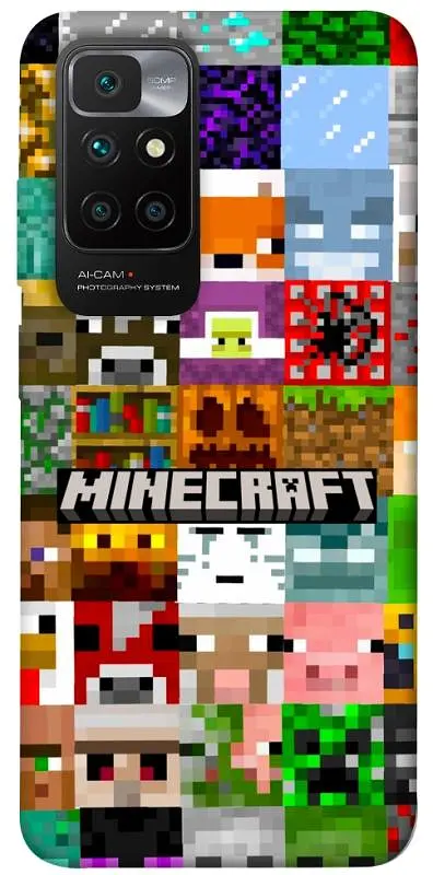Чохол Demsky Minecraft collage для Xiaomi Redmi 10