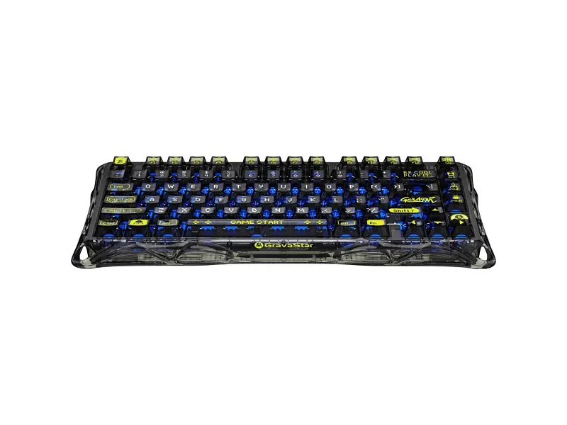 Клавіатура Gravastar Mercury K1 Lite TKL Black (GSK1LITE_XTAL_BLK)