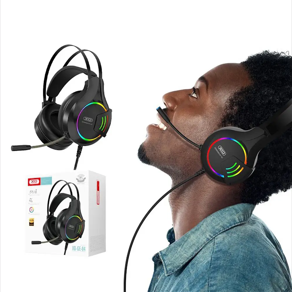 Игровые Наушники XO-GE-04 Чёрный - фото 4