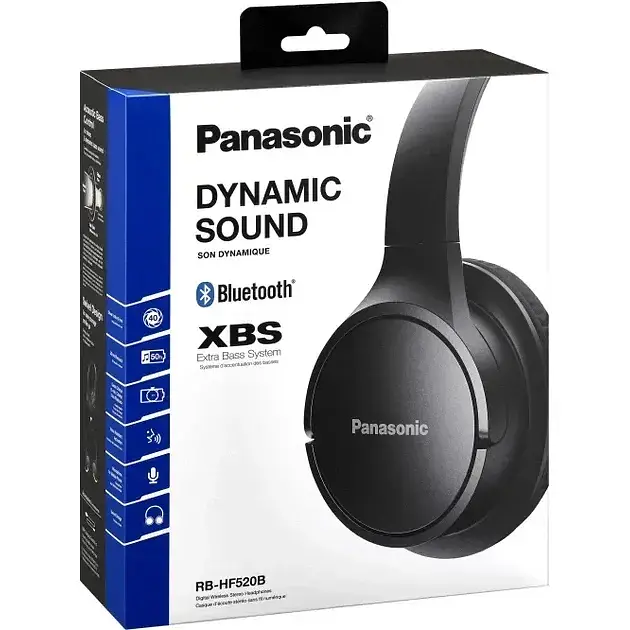 Навушники Panasonic Bluetooth Stereo RB-HF520BGEK Black UA - фото 5
