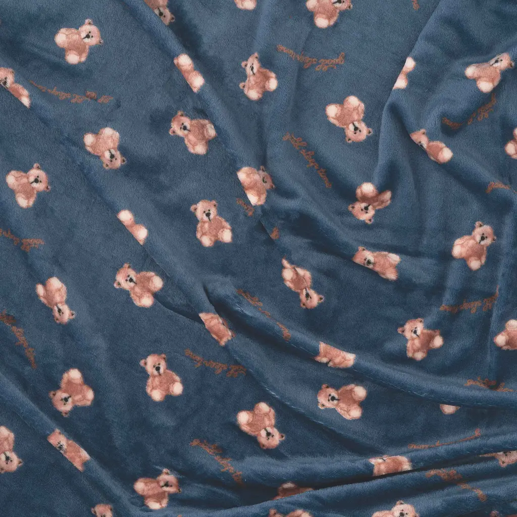 Плед Ardesto Flannel 160 х 200 см 100% полиэстер плюшевые мишки (ART0131PB) - фото 3