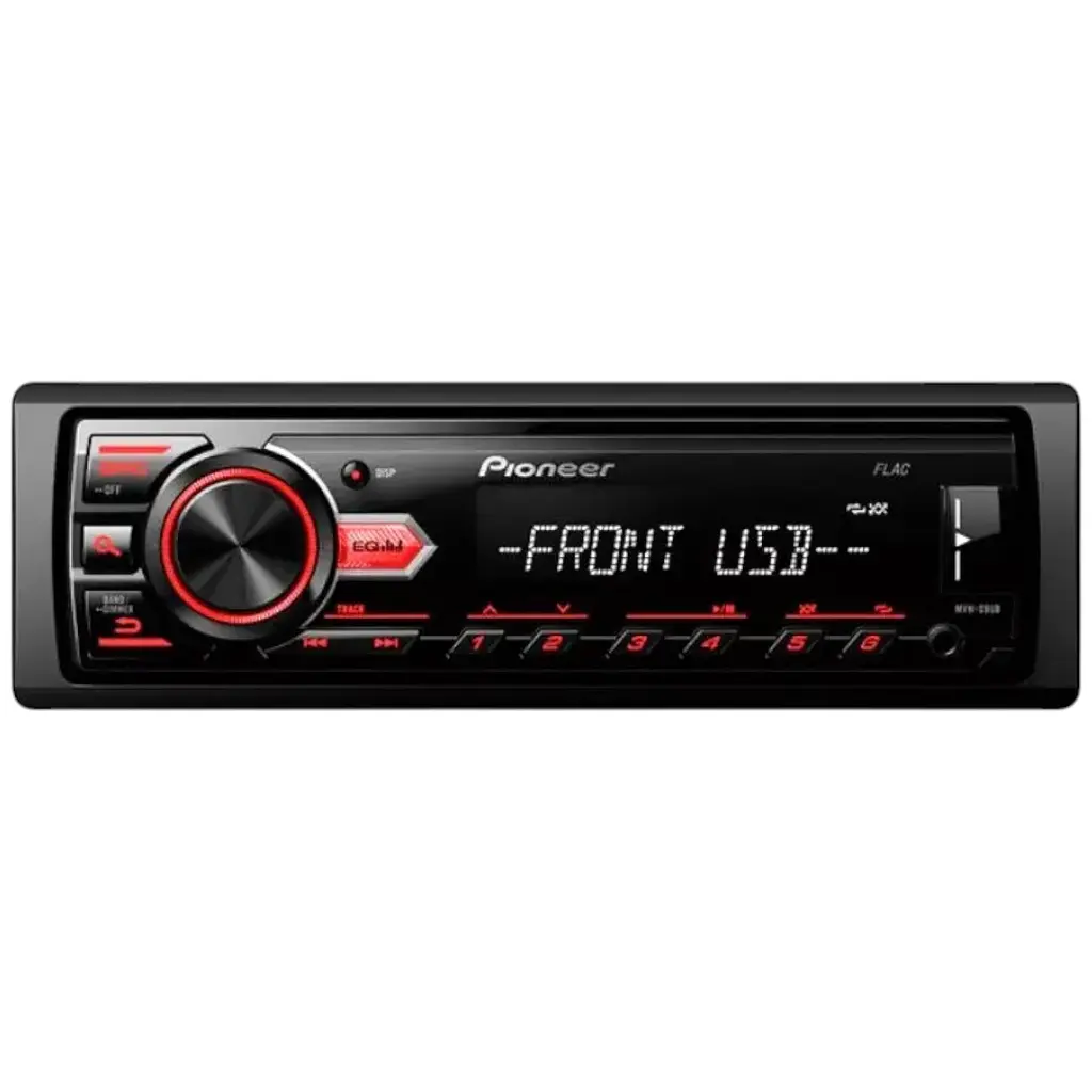 Автомагнітола Pioneer MVH-09UB автомобільна магнітола чорна - фото 2