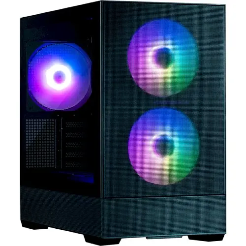 Корпус Zalman P30 AIR, Black, Mini Tower, без БЖ, для Micro ATX / Mini ITX, 1xType-C / 1xUSB 3.0, макс. CPU - 181 мм / VGA - 392 мм, 3x140 мм ARGB, бічна панель із загартованого скла - фото 2