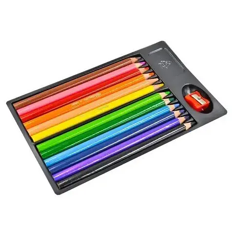 Олівці кольорові Colorino Jumbo з точилкою 12 кольорів 12 шт. (15530PTR / 1) - фото 2