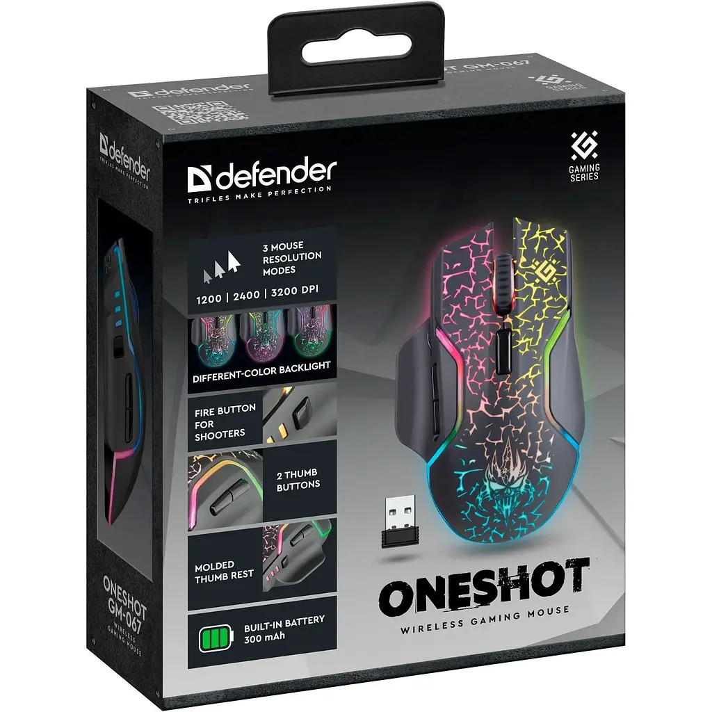 Миша Defender Oneshot GM-067 [52067] [128223] - фото 6