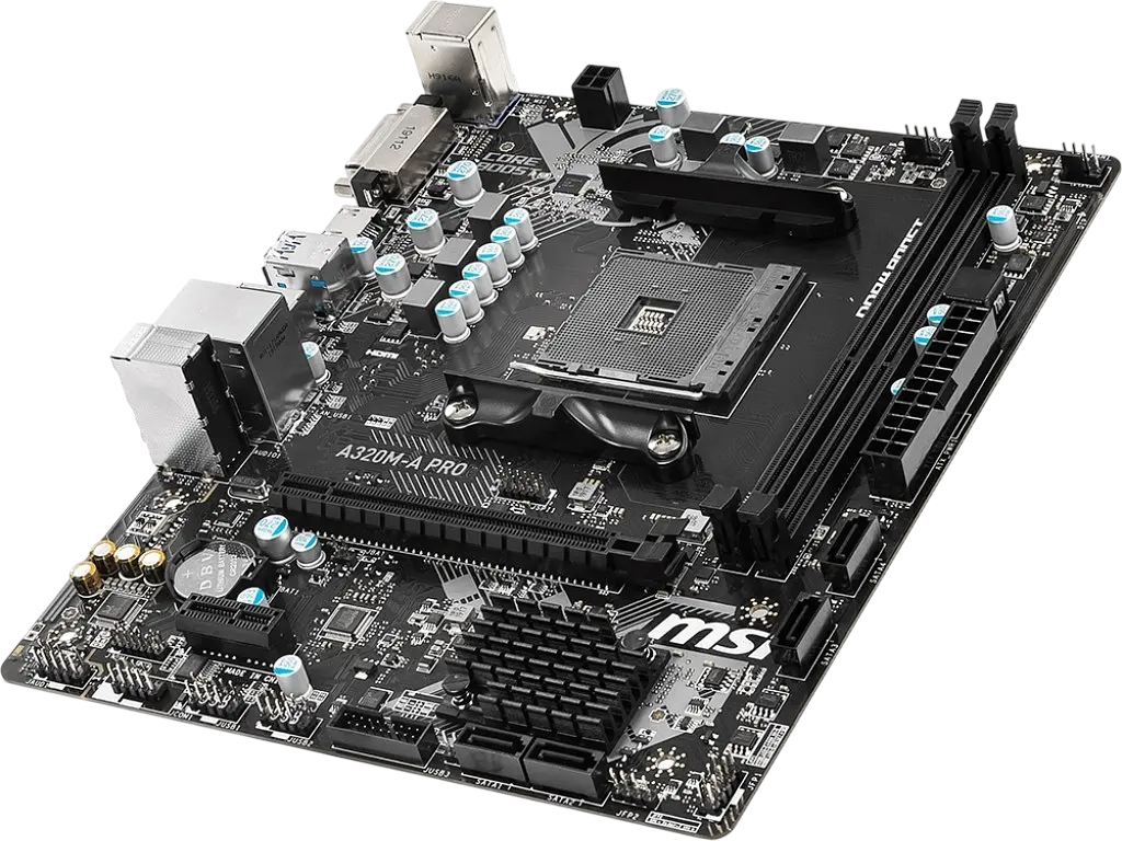 Материнська плата MSI A320M-A PRO Socket AM4 (A320M-A PRO) Б/В - фото 2