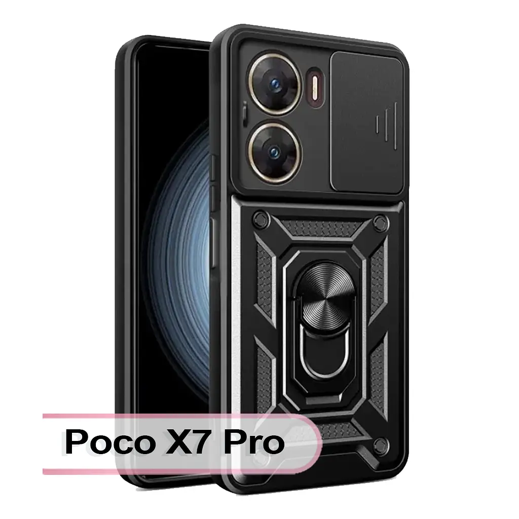 Чохол до мобільного телефона BeCover Military Poco X7 Pro Black (713463) - фото 7
