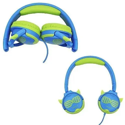 Наушники полноразмерные для детей Celebrat A25 зеленые - фото 2