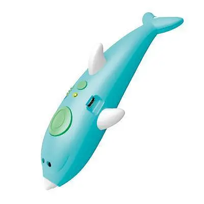 3D Ручка з трафаретами Дельфін Набір для дитячої творчості 3dPen Dolphin 9003 - фото 2