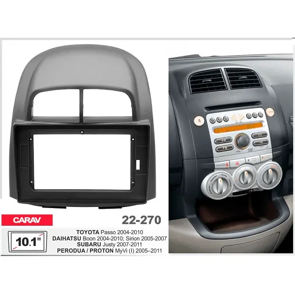 Переходная рамка Daihatsu Sirion, Subaru Justy Carav 22-270 - фото 6