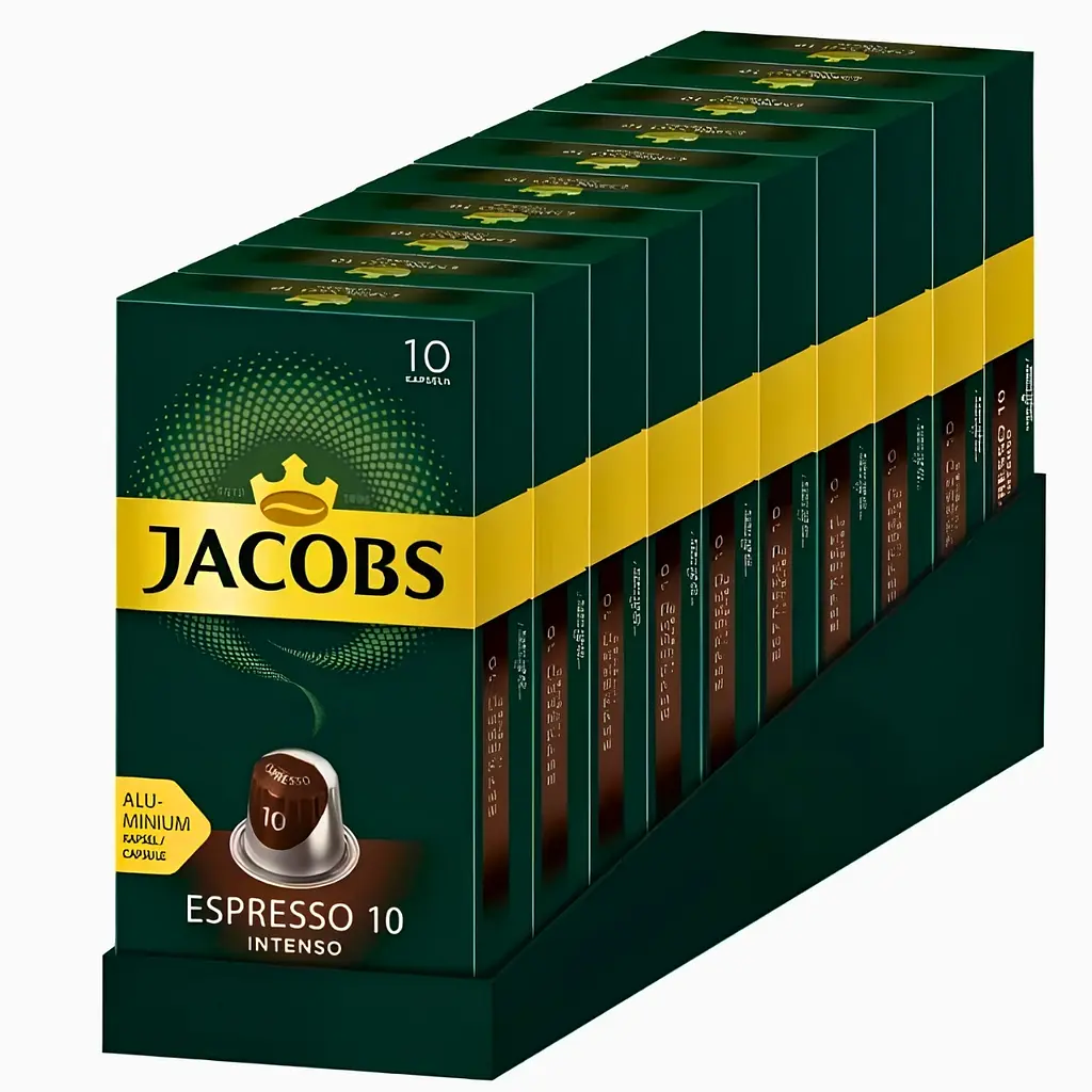 Кава в капсулах Nespresso Jacobs Espresso Intenso 10уп