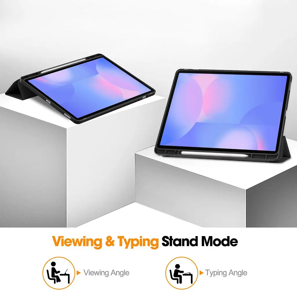 Чохол SlimTPU Active Pen Samsung Galaxy Tab S10 FE+ Plus 13.1 SM-X626 SM-X620 Чорний - фото 4