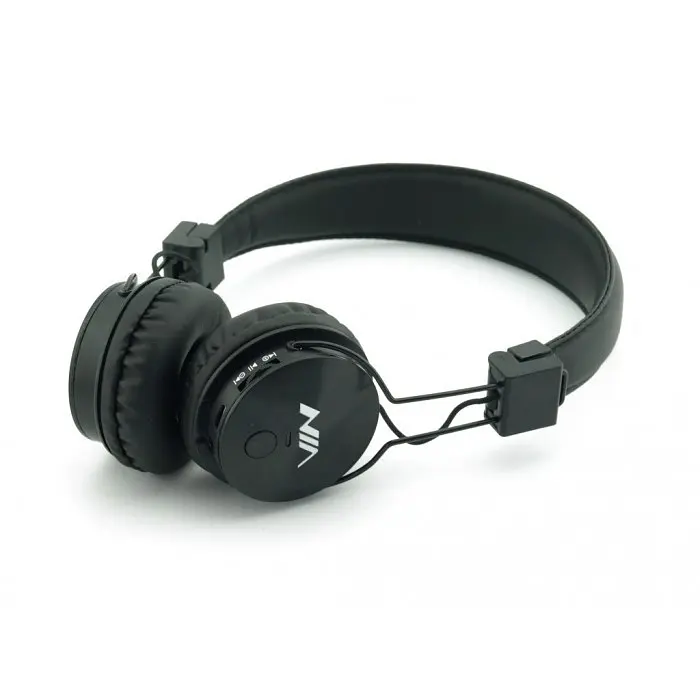 Бездротові навушники з оголов'ям чорні з MP3 плеєром Bluetooth NIA-X3 - фото 3