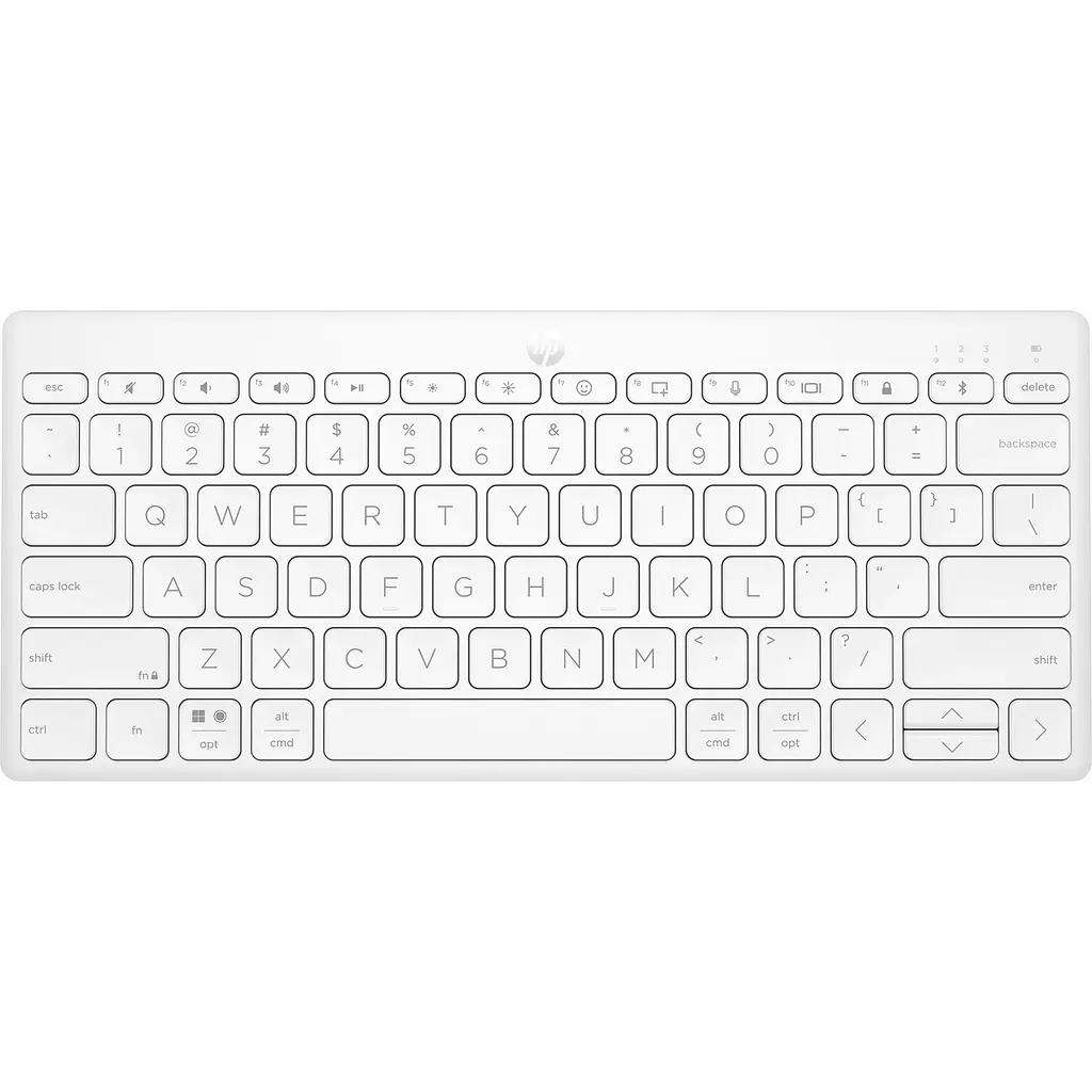 Клавіатура бездротова HP Hewlett Packard 350 Multi-Device, біла - фото 3