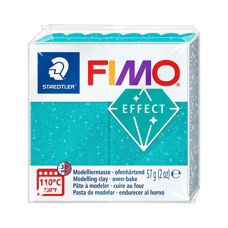 Пластика Effect Бірюзова галактика 57 г Fimo (4007817096512)