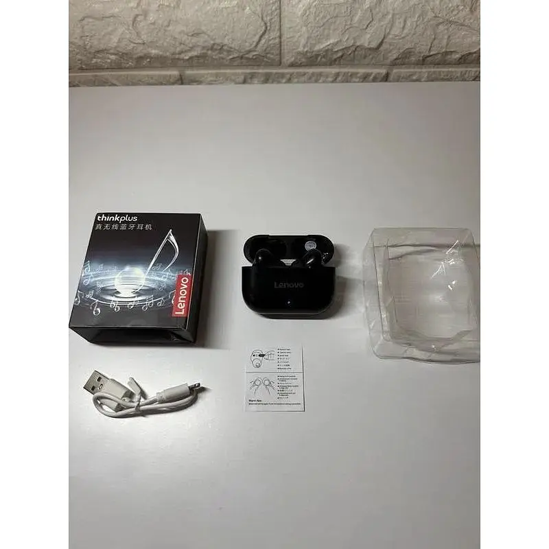 Беспроводные наушники Lenovo LP33 черные - фото 4