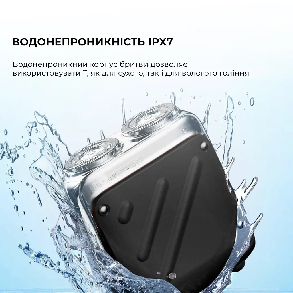 Електробритва Metz Traveller Shaver with Bag black MZXZ021-BK - фото 3