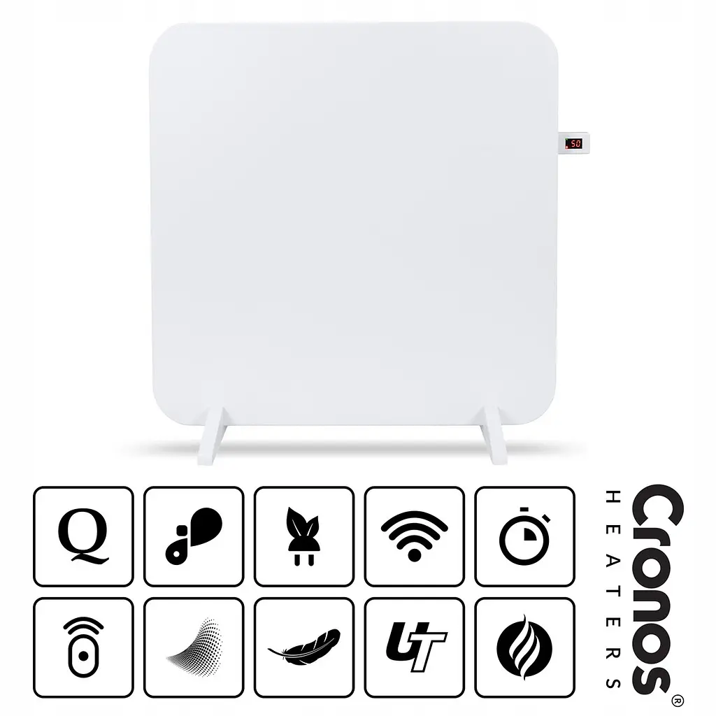 Інфрачервоний обігрівач Cronos Titanium CR-500 панель Wi-Fi - фото 6