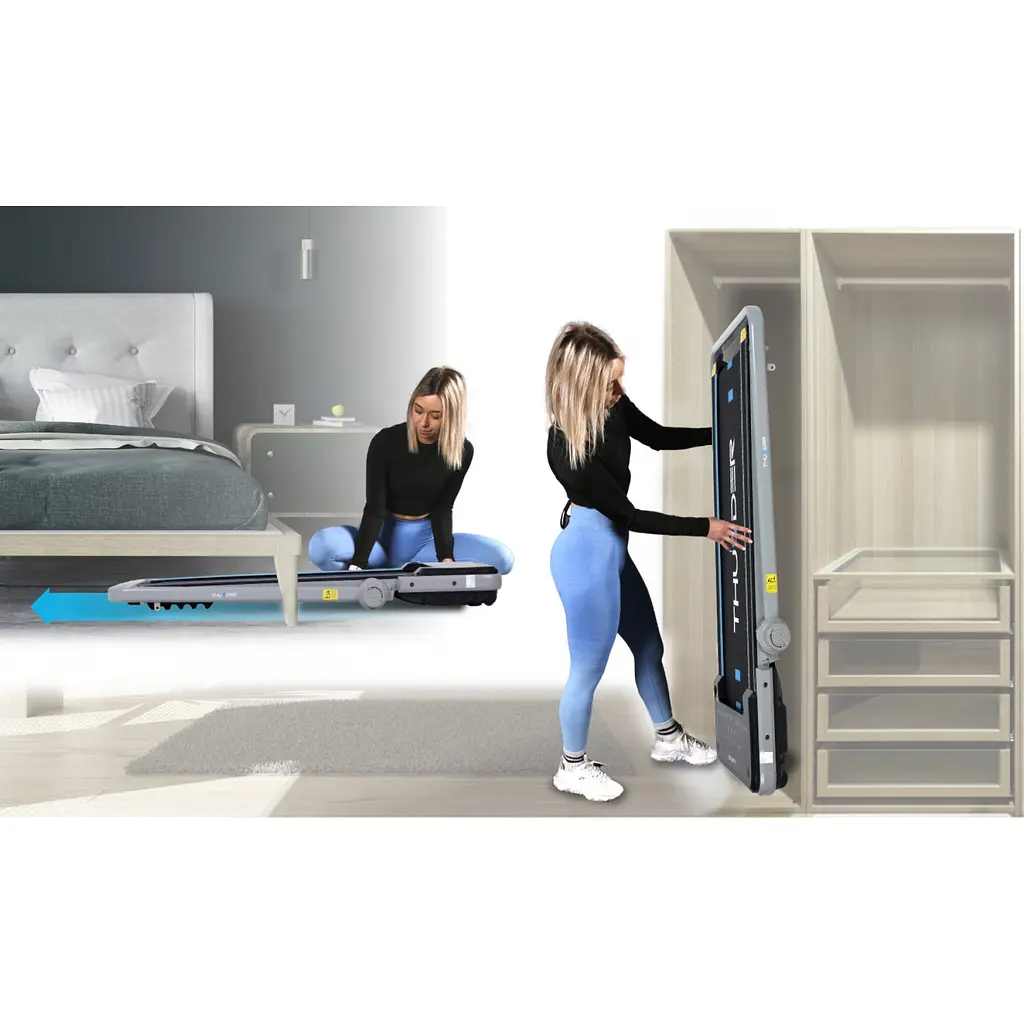 Беговая дорожка THUNDER Impact Silver - фото 4