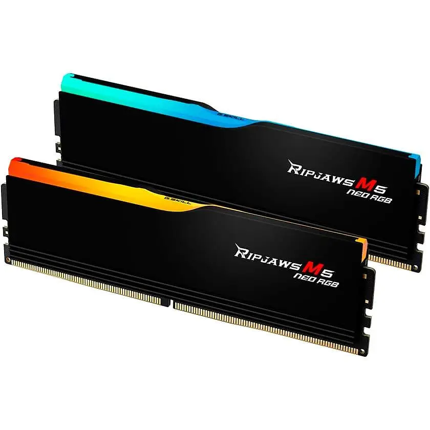 Модуль пам'яті G.Skill DDR5 32GB (2x16) Ripjaws M5 Neo 6000Mhz RGB Black AMD EXPO (F5-6000J3636F16GX2-RM5NRK) - фото 2