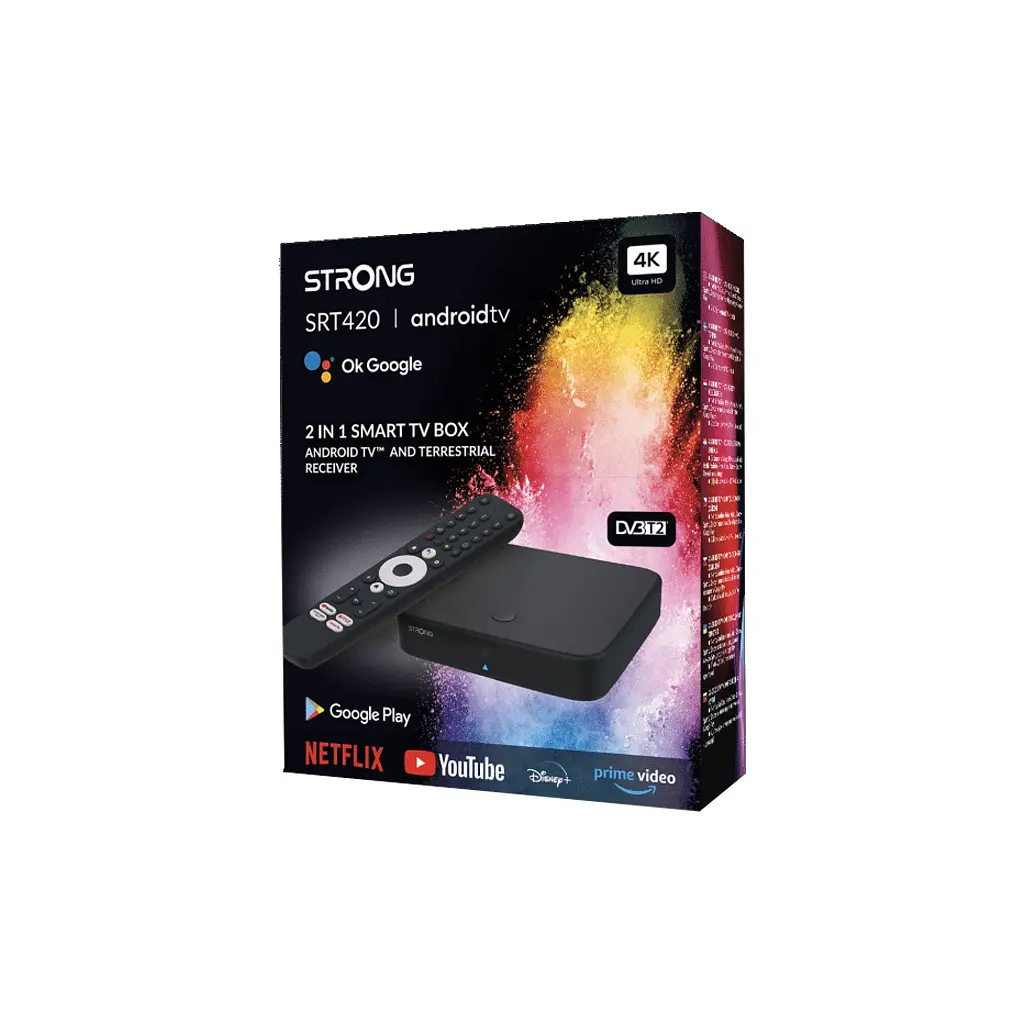 Медіаплеєр Strong SRT 420 Android TV і ефірний приймач в одному пристрої (SRT 420) - фото 9