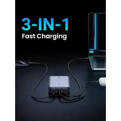 Батарея універсальна Ugreen 20000mAh 100W Two-way Fast Charging (PB720 25188) (PB720 25188) - фото 5