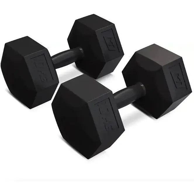 Гантели для фитнеса композитные Hop-Sport HS-C100DS 2х10 кг черные - фото 4