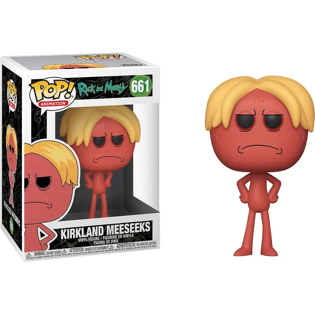 Фігурка Funko Pop Фанко Поп Містер Місікс Кіркланд Рік та Морті Kirkland Mr. Meeseeks 10 см PM KM 661 - фото 2