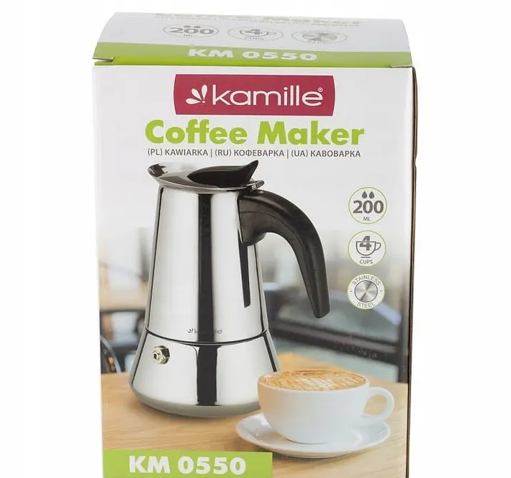 Кавоварка гейзерна Kamille KM-0550 200 мл - фото 8