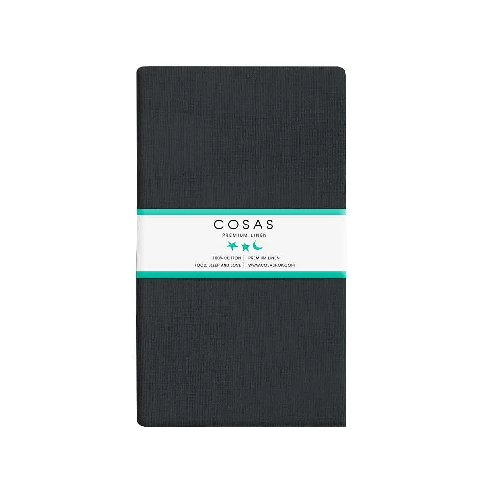 Набір простирадл на резинці Cosas BEIGE/BLACK 160х200х20 см (Set_Beige_Black_160x200_2) - фото 11