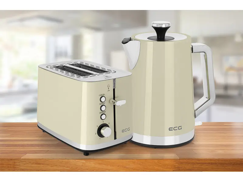 Тостер ECG ST 2766 Vintage Vanilla - фото 9