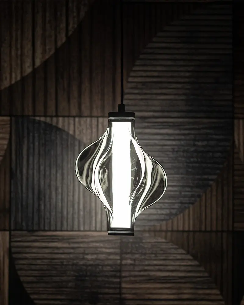 Подвесной светильник, люстра TK Lighting 18213 Elva LED 1x8W 3000K 1032Lm IP20 дымчатый - фото 3