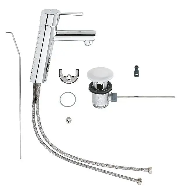 Змішувач для умивальника Grohe Concetto М-size одноважільний Хром 30412 - фото 3