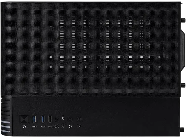 Корпус 1stPlayer VT5-BK-3F7 RGB Black - фото 4