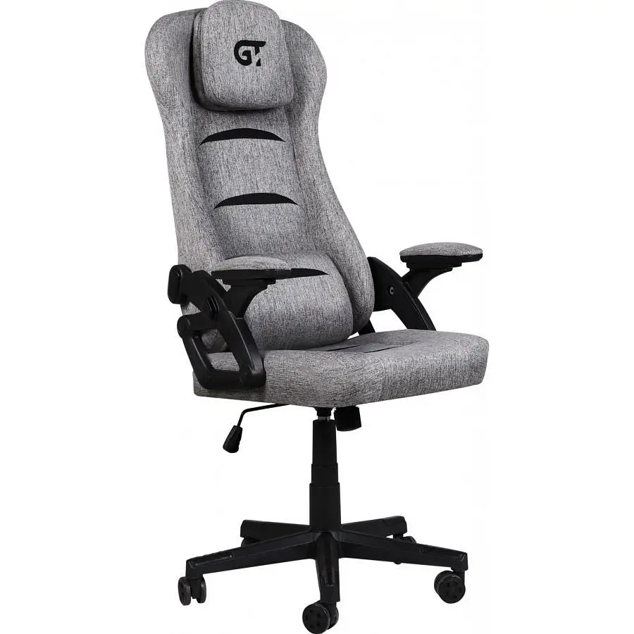 Геймерське крісло GT Racer X-5993-1 Fabric Gray [166937] - фото 2
