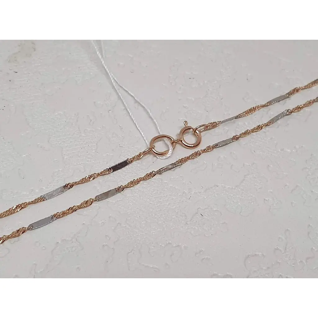 Золотая цепочка Favoritum (Сингапур). 436 40 - фото 3