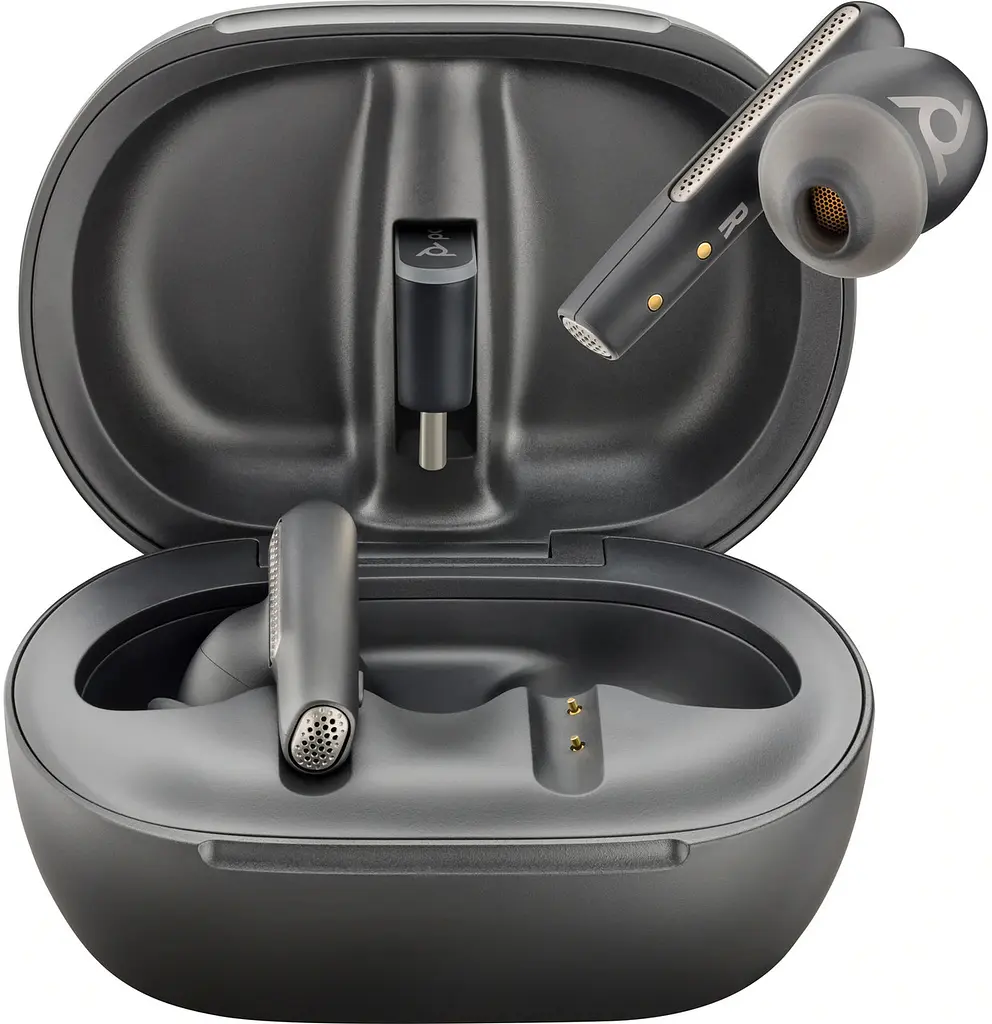 Навушники TWS Poly Voyager Free 60+ Earbuds + BT700C + TSCHC Чорний - фото 4