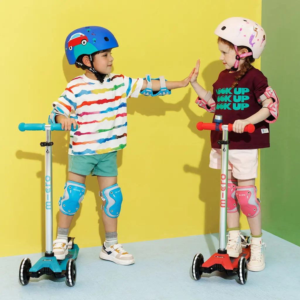 Захисний комплект налокітники та наколінники Micro розмір S синій (AC5474) - фото 6