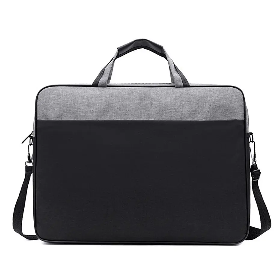 Сумка для ноутбука 15.6 дюйма Ritar, з плечовим ременем, джинсова тканина Black-gray - фото 2