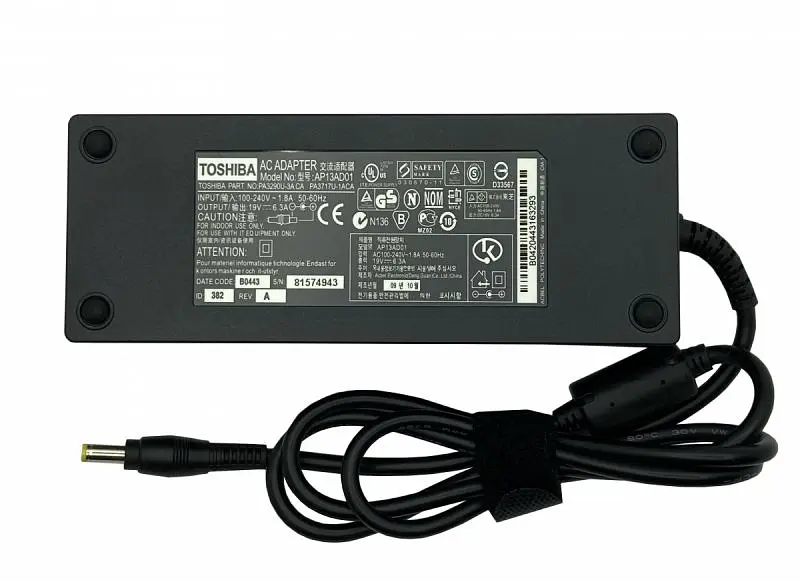 Блок живлення для ноутбука Toshiba 120W 19V 6.3A 5.5x1.7mm YDS120 Аналог - фото 2