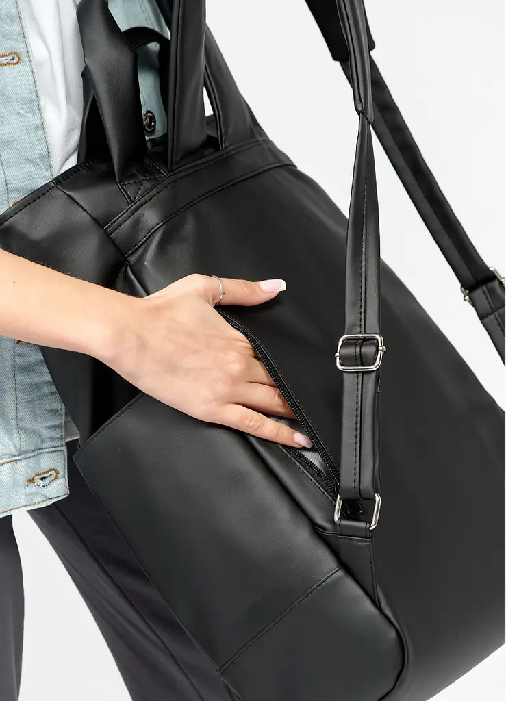 Сумка Sambag Shoper RCH чорна 43 х 31 х 15 см (93541001) - фото 11