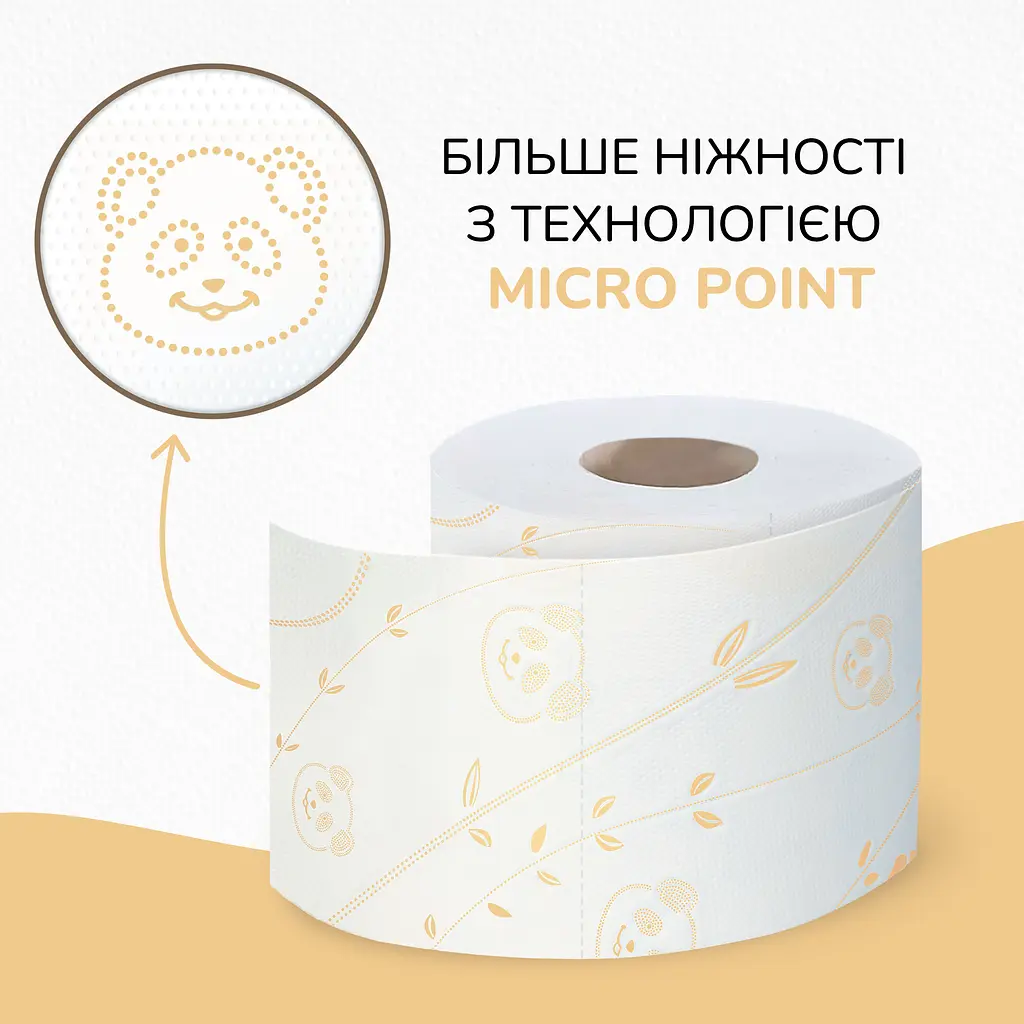 Тришаровий туалетний папір Сніжна панда Premium Aroma Plus 16 рулонів - фото 6