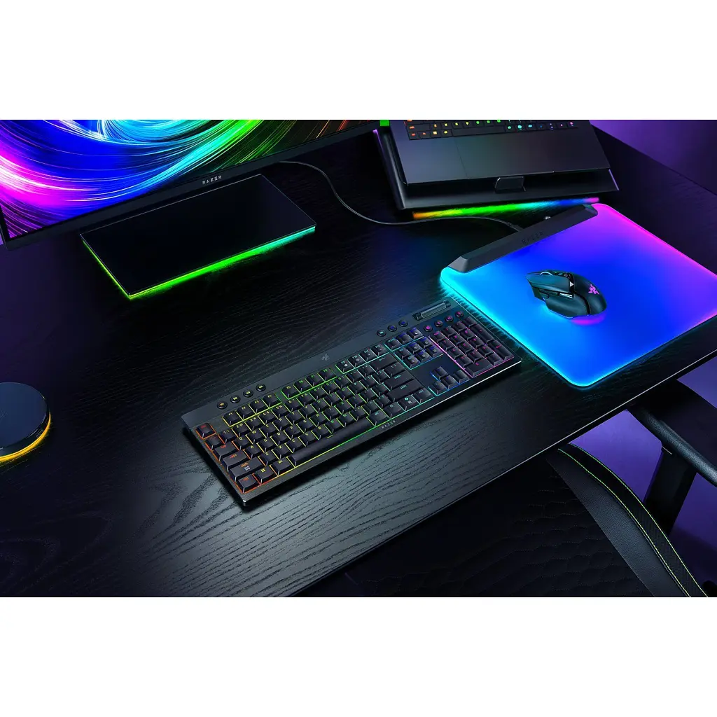 Клавіатура Razer BlackWidow V4 Low-Profile Wireless/Bluetooth/USB Orange switch UA Black (RZ03-05270800-R3M1) - фото 11