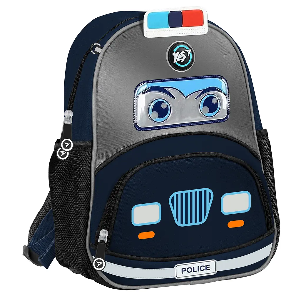 Рюкзак дитячий YES K-34 Police 30,5х21,5х11 см Різнокольоровий (550026)