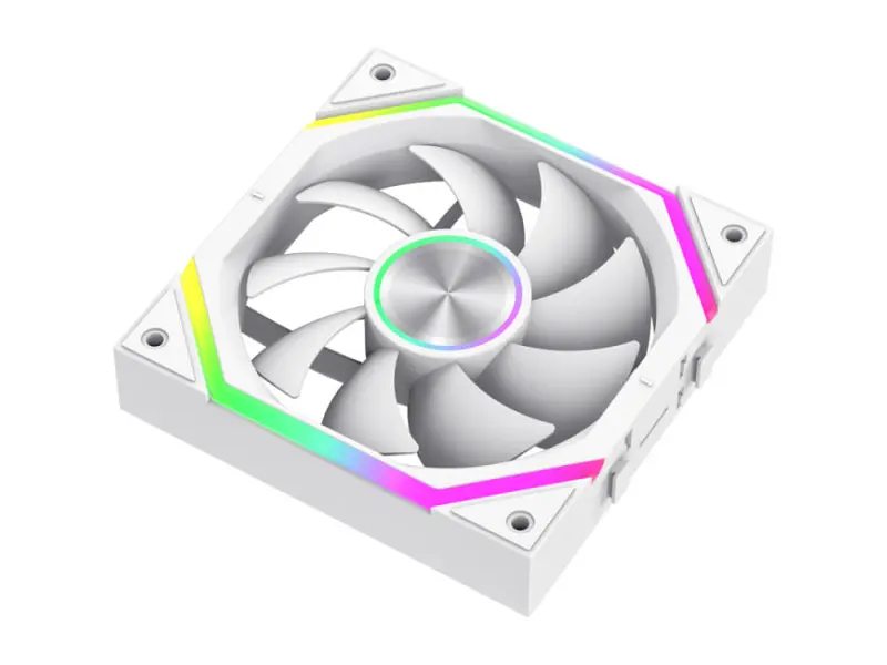 Корпусний вентилятор Gamemax FN12A-N2 WL-RW Reverse White 3-Pack - фото 6