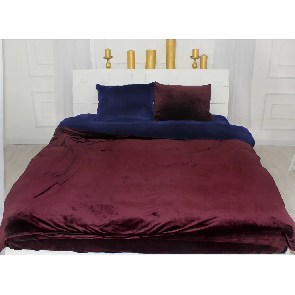 Постільна білизна MirSon Велюр Winter Frost 28-0006 + 28-0002 Primula Velvet 175х210 (2200004007038)