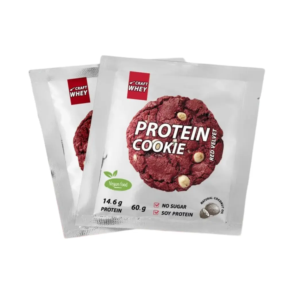 Протеїнове Печиво Protein Cookie - 60г Червоний Оксамит