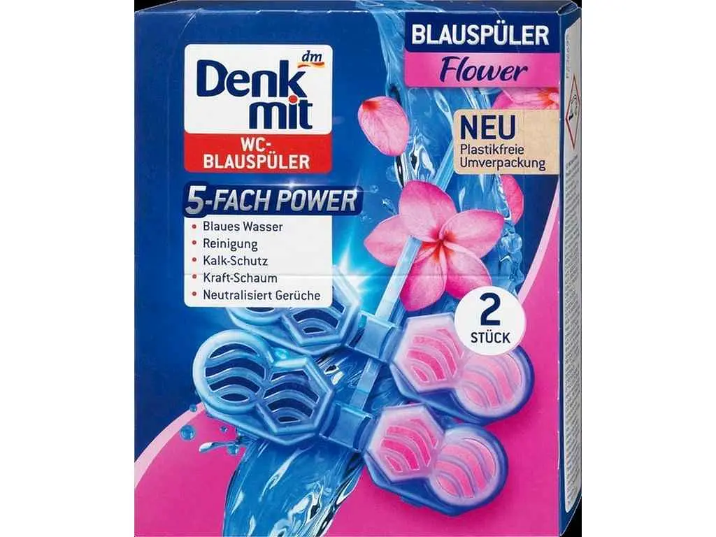 Блок для туалетів DENKMIT 2шт Flower (2шт)