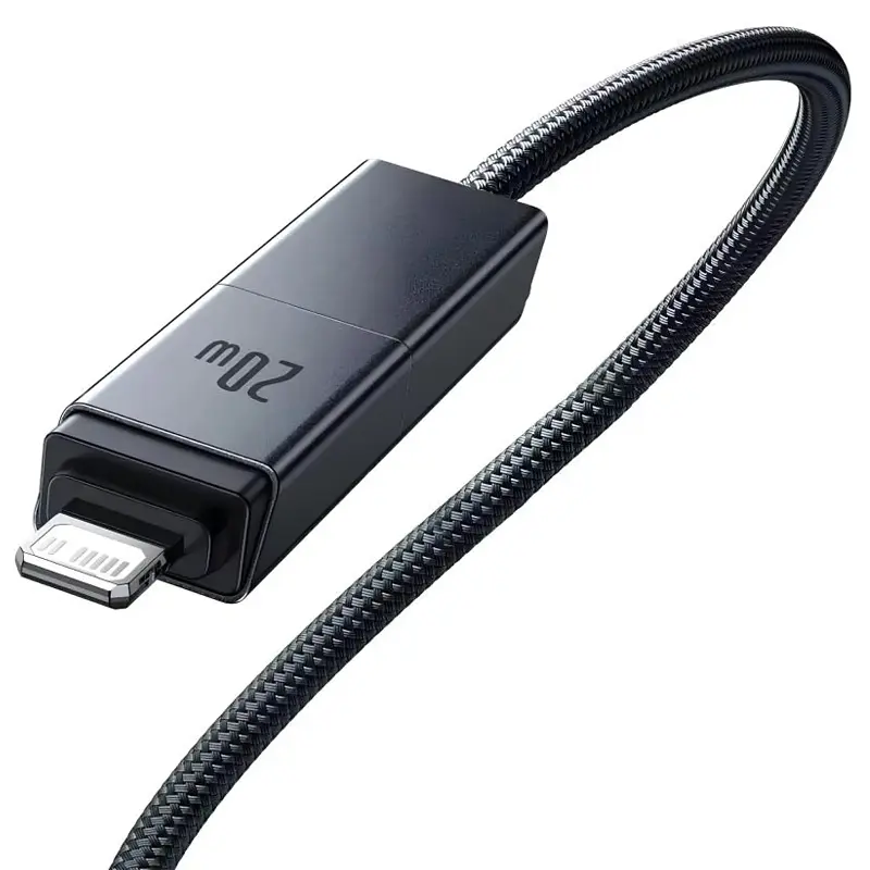 Дата кабель Baseus Versatile Two-for-Two USB/Type-C to Type-C/Lightning 60W (1m) (CB000162) Cosmic Black - фото 5