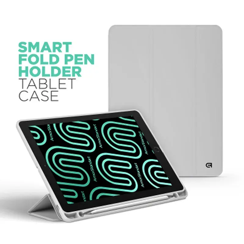 Чохол до планшета Armorstandart Smart Fold Pen Apple iPad Air 11 (2024) Light Grey (ARM78123) - фото 3